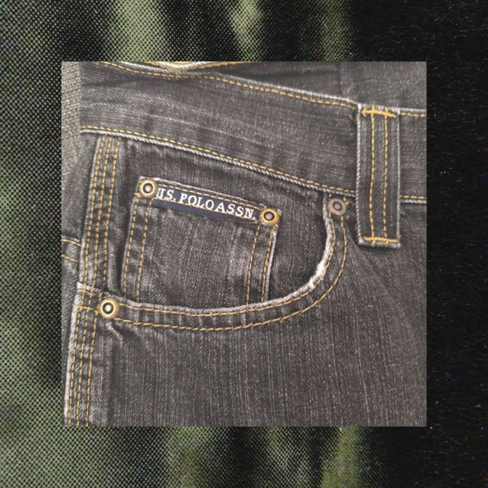 U. S. Polo Assn. Carpenter Jorts Черни Къси Дънкови Панталони