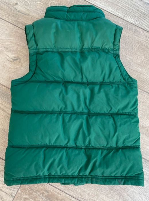 Vestă verde iarnă Logg, H&M, mărimea 128, 7-8 ani
