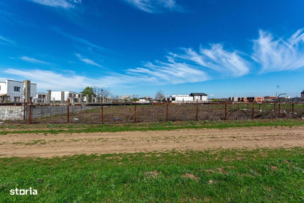 Tunari – zona Castanului | teren 750 mp deschidere 25 ml Ideal duplex