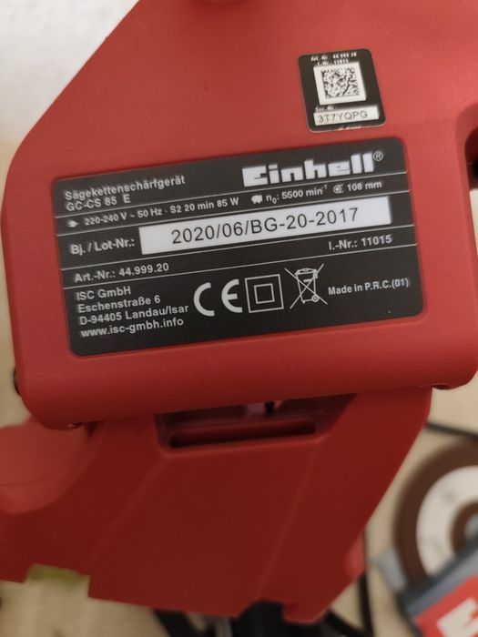 Машина за заточване на вериги Einhell GC-CS 85 E