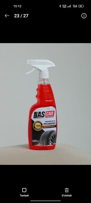 Avtomobillar uchun shinalarni qoraytiruvchi vosita