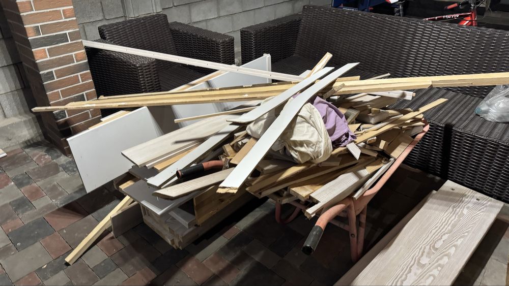 Лестница в разборе