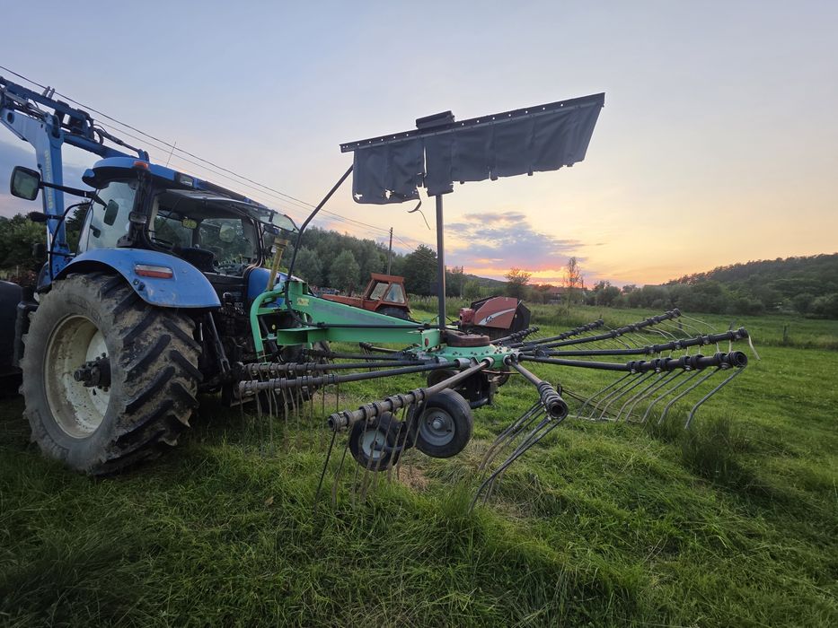 Grebla adunat fan deutz fahr 4621 hidraulica de 4  metri tandem