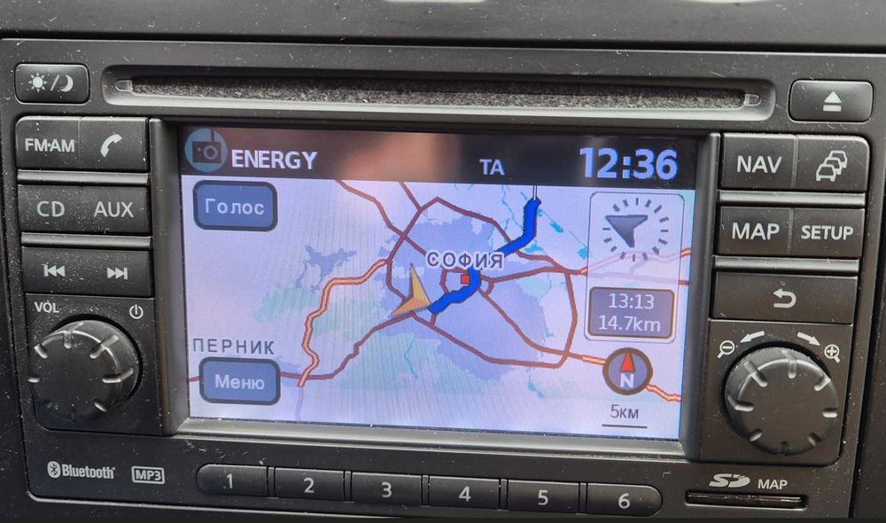 SD карта Nissan Connect 1 навигация Нисан Qashqai Juke SD card BG