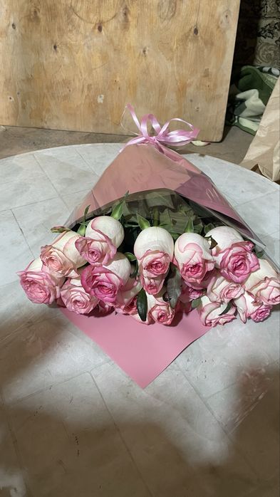 Букеты Тюльпаны Розы