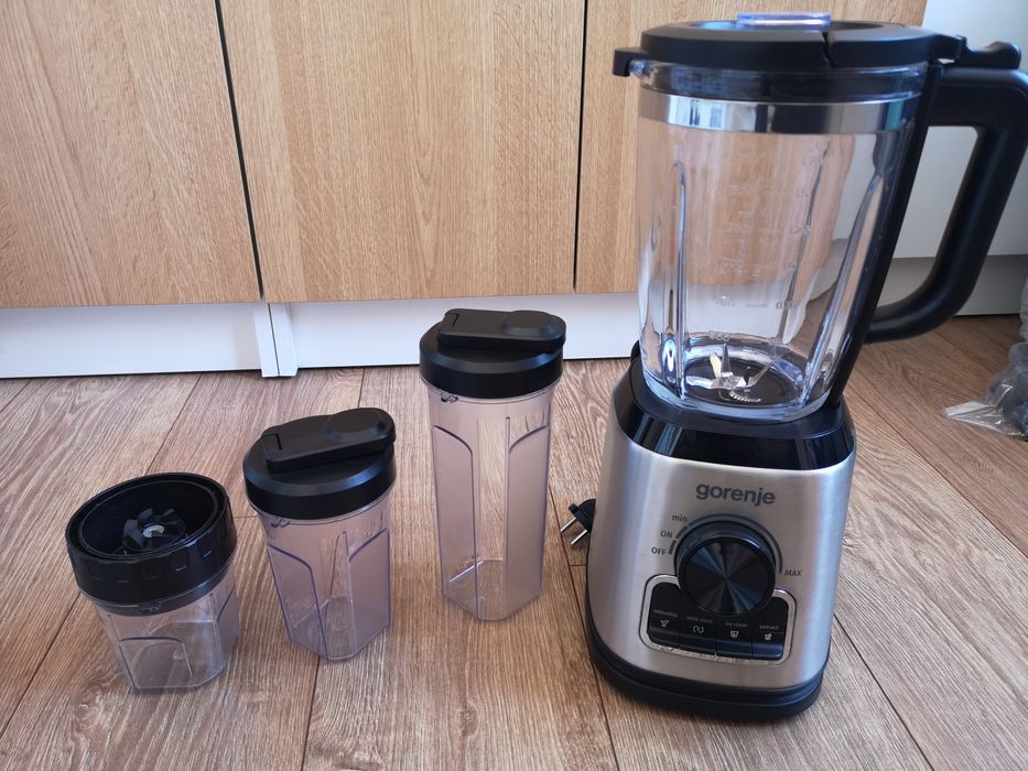 Blender GORENJE B1400BE, 1.75l, 1400W, 4 trepte viteza, argintiu-negru