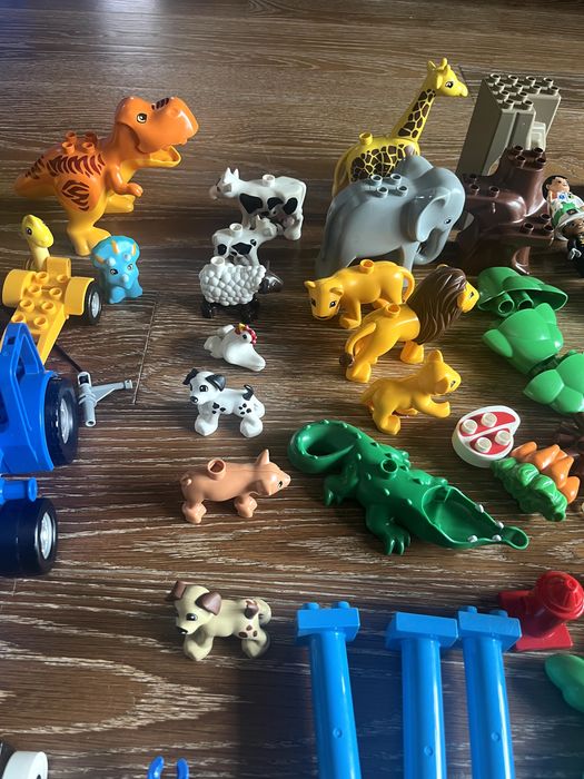 LEGO DUPLO – 2,5+ кг, Jurassic, ферма, пожарна, зоопарк, Мини Маус