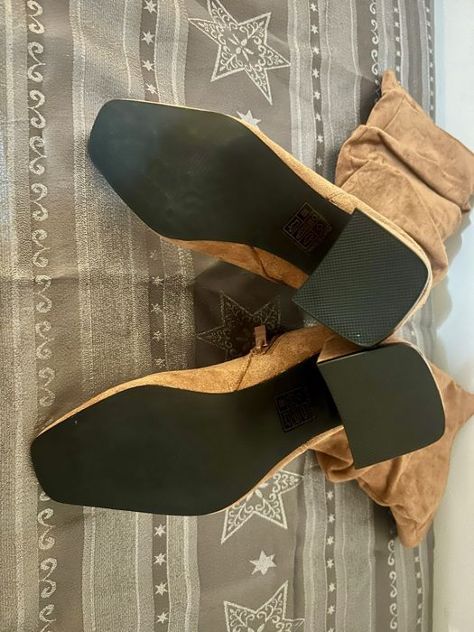 Cizme comode din piele intoarsa ecologica