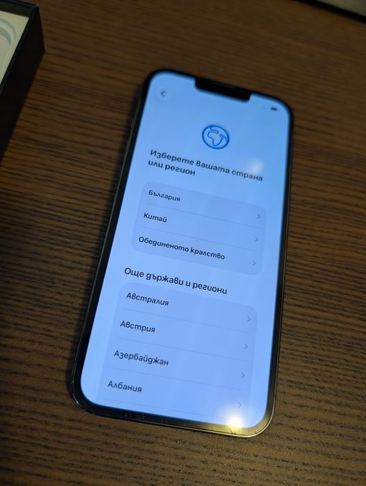 iPhone 13 pro 256 GB space grey в много добро състояние. С кутията.