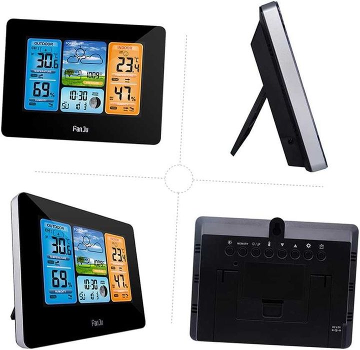 Statie meteo digitala Lumiax FanJu FJ3373,negru,sigilat