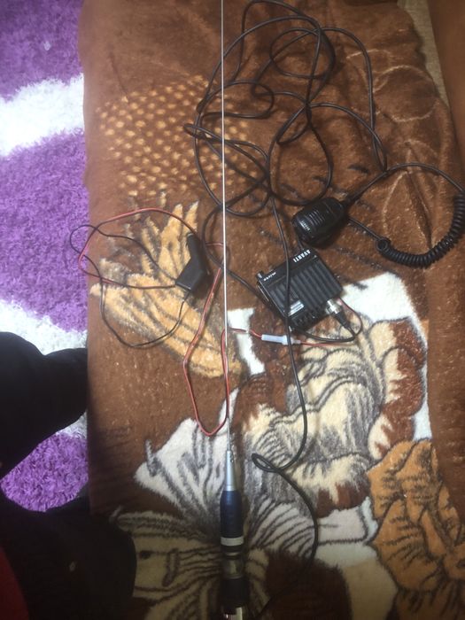 Kit statie radio CB Avanti micro Pro Version + Antena  radio