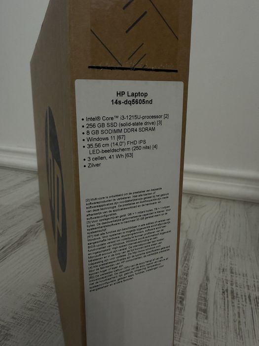 HP 14S-DQ5605ND - Procesor i3 Gen 12 / 8 RAM / 256 GB / SIGILAT