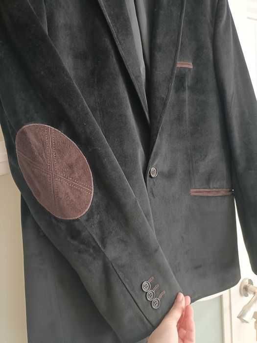 Sacou catifea + cravată cadou