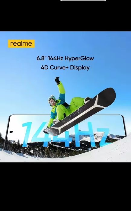 Realme P4 POWER 10001 милиамперчаса батерия 256GB.Rom Silver Запечатан глобален ром с бг меню
