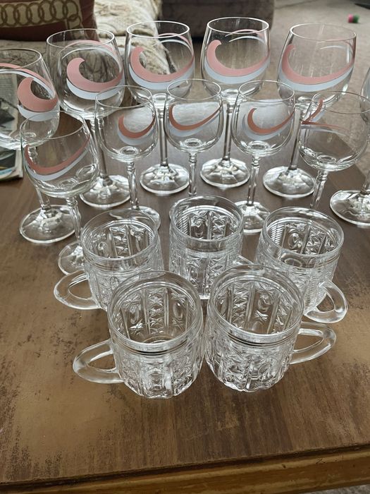 Фужеры, рюмки Чехословакия
