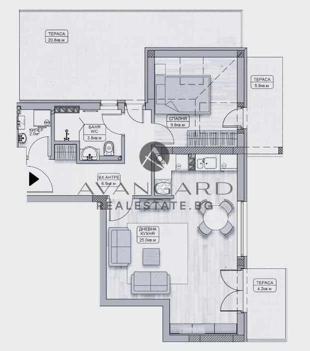 оф.21856 Двустаен Панорамен/ Алати