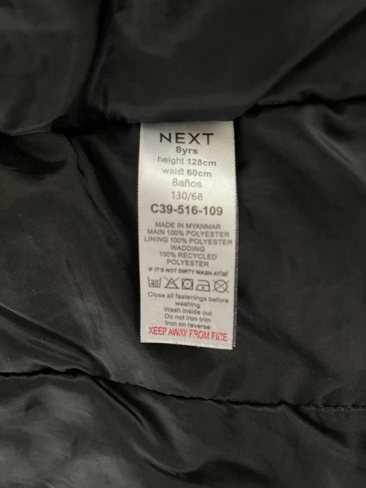 Куртка теплая NEXT 8 лет на рост 128