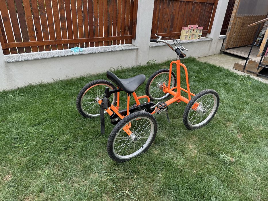 Theraplay 4‑wheel therapy bike – mărimea Small (triciclu adaptat pentru copii)