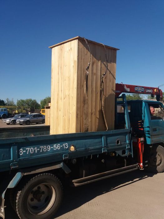 Туалет деревянный