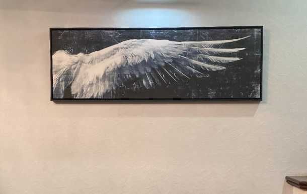 Современная картина (постер) "Крыло Ангела". Холст(Эксклюзив,не Китай)