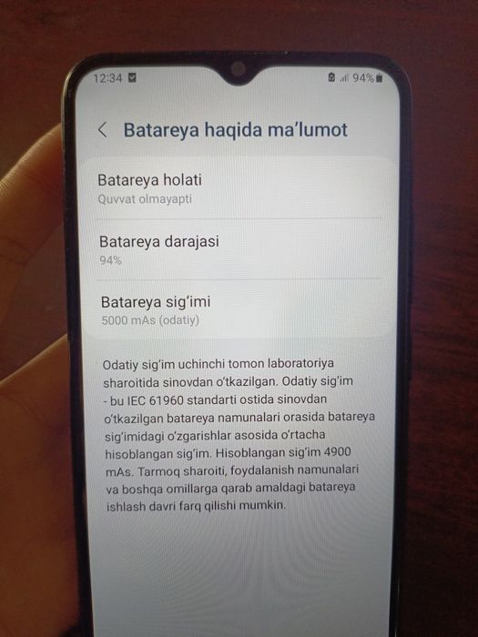 Samsung galaxy A03 telefoni