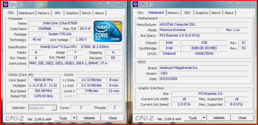 Placa de baza ASUS ROG Maximus Extreme X38 lga775