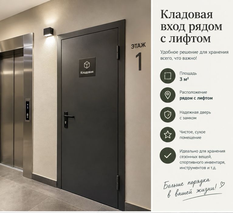 Продам коадовку 3кв.м в ЖК