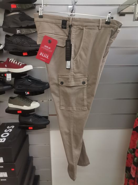 Оригинален панталон Replay Jaan cargo W36 нов мъжки карго долнище