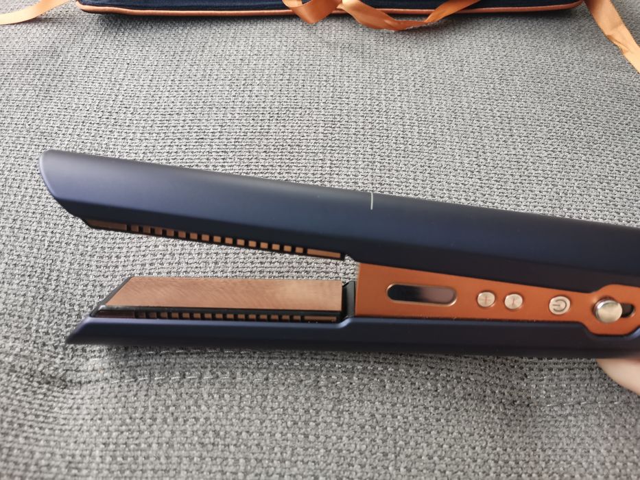 Placă de păr fără fir Dyson Corrale HS07, Albastru de Prusia-Cupru