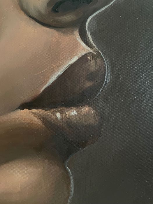 Картина „Сила“ 100х100 см, масло върху платно