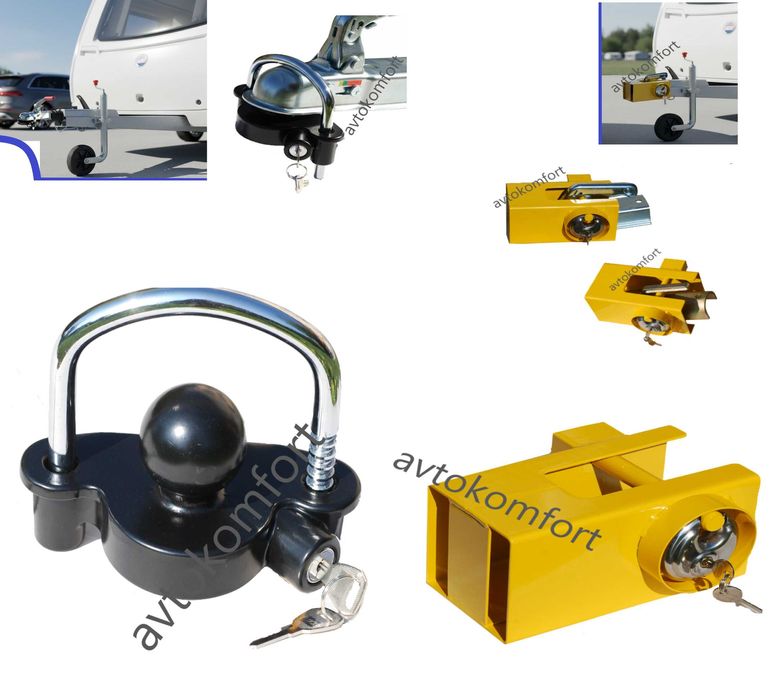 Универсална Заключалка За Теглич Против Кражба За Каравана Ремарке