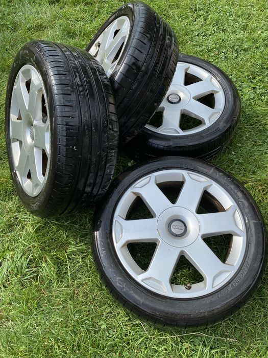 Jante originale Audi R17 Avus cu anvelope ca noi 235/45 R17