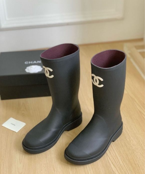 Cizme chanel Rubber boots premium pe comanda