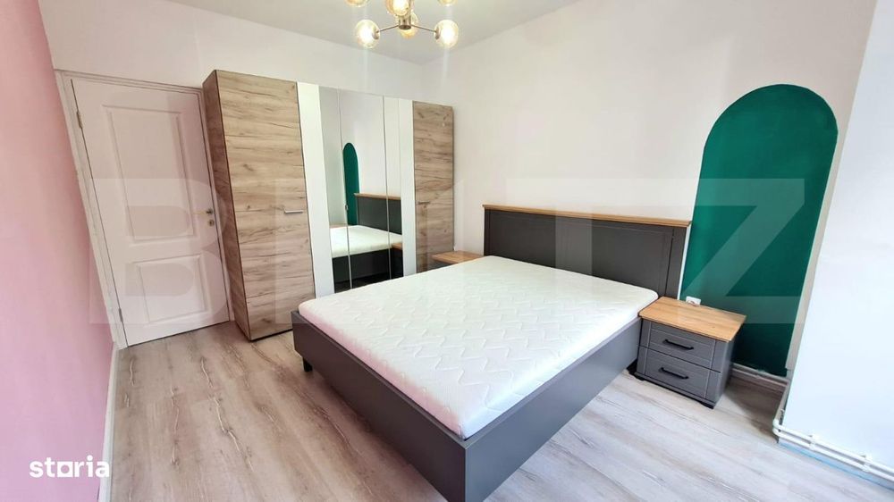 Apartament 3 camere, 55.30 mp, terasa si parcare, zona Gheorgheni