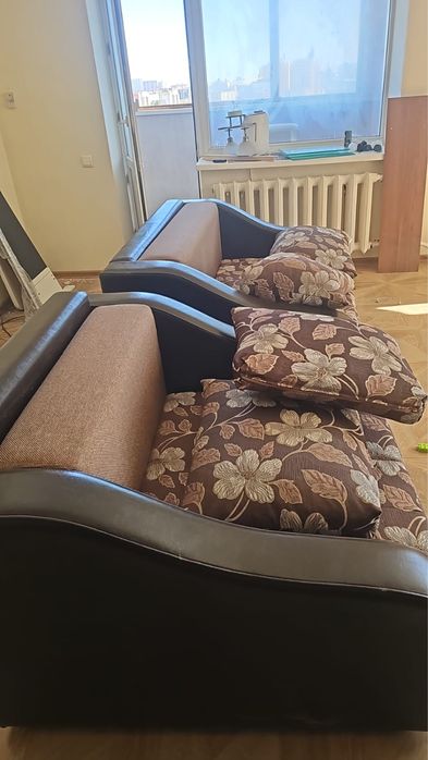 Продам диван и кресло раскладные