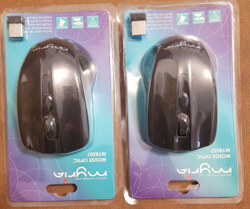 tastatura si mouse wireless (kit) HP, tastatura Genesis, mouse Myria