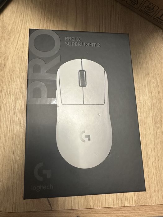 Чисто нова Геймърска Мишка Logitech G Pro X Superlight 2 (Бяла) – Фабрично запечатана