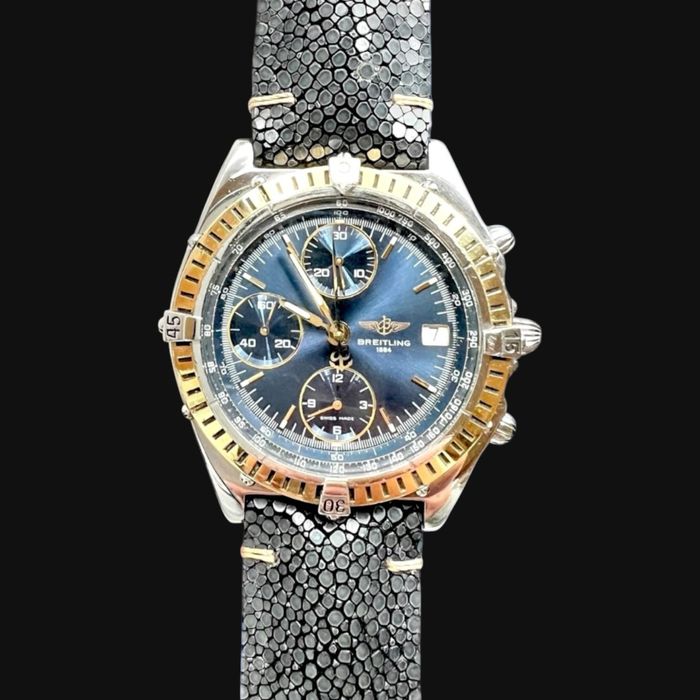 Breitling Chronomat 18k Gold & Steel Valjoux 7750 chronograph