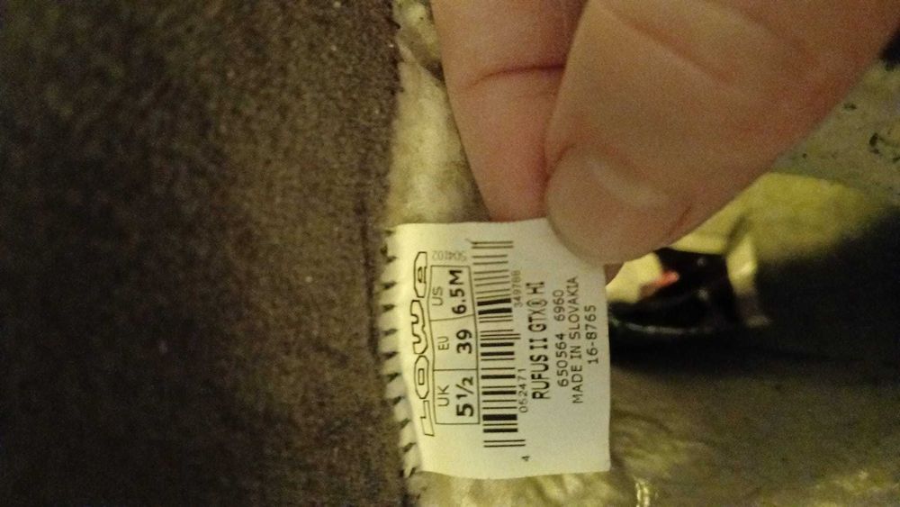 Ghete Lowa 39 copii dama Rufus 2 GTX Goretex stare foarte buna iarna