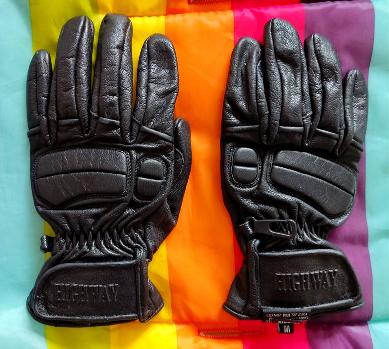 Кожени мото ръкавици - размер: S, марка: Highway