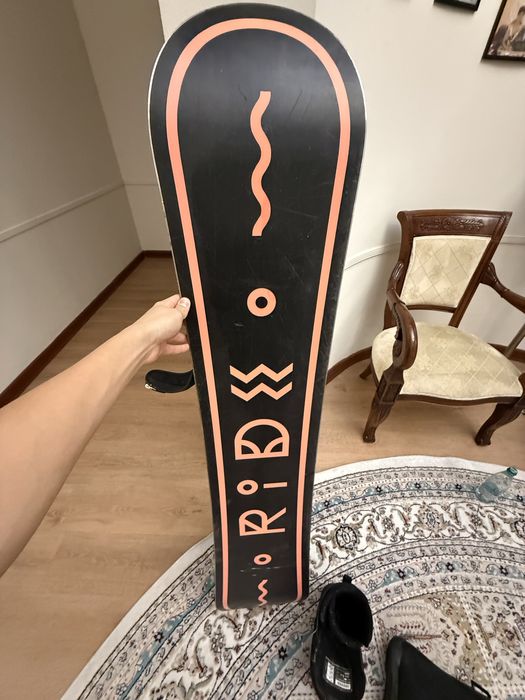 Сноуборд Ride, крепежи и ботинки