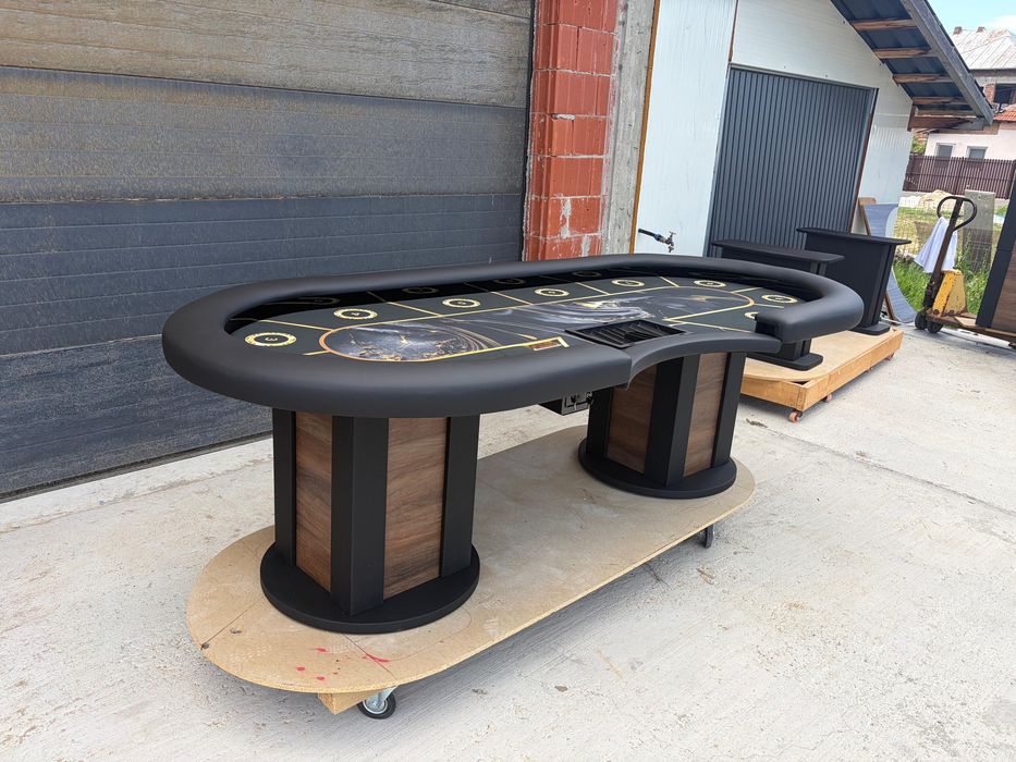 Masa poker casino extra lux cu surpainaltare CustomTables.eu Bucuresti stoc urgent