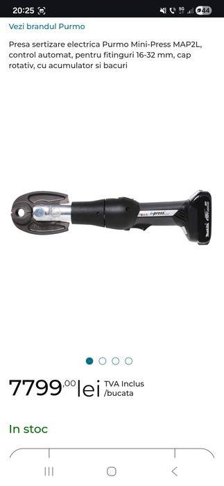 Vand presa de sertizat Klauke i-press mini