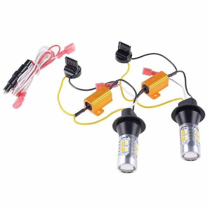 комплект диодни дневни светлини с функция мигач , автоматично ...