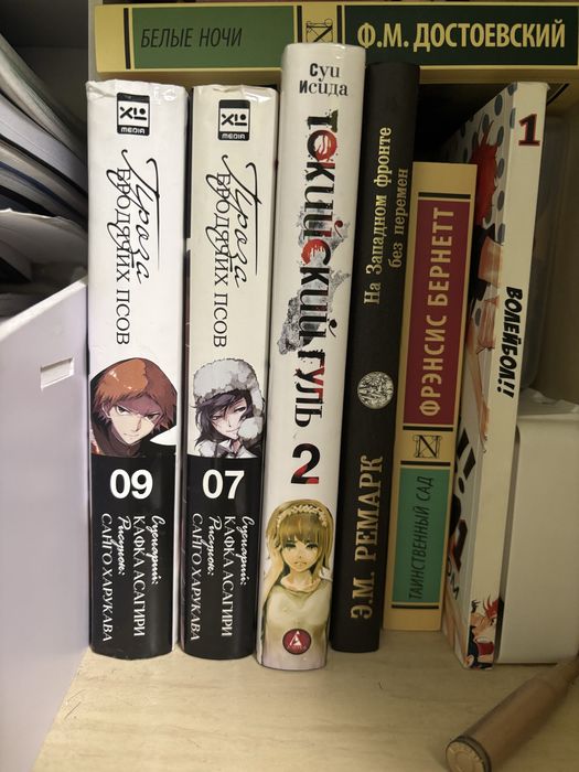Манги и книги.