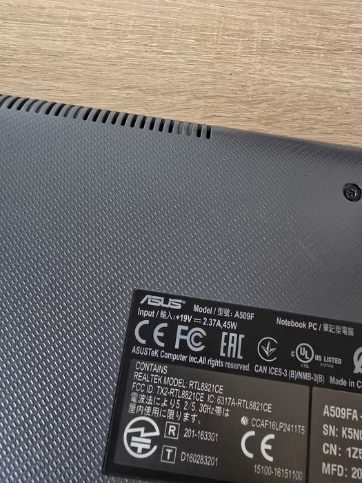 Asus A509FA   15.6", Full HD  Windows 11