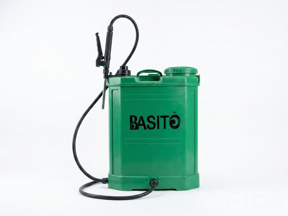 Ранцевый садовый опрыскиватель BASITO 16L (ручной помповый)