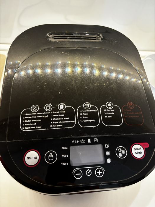 Mașină de pâine Tefal Pain & Délice PF240E38, 20 programe, stare foarte bună