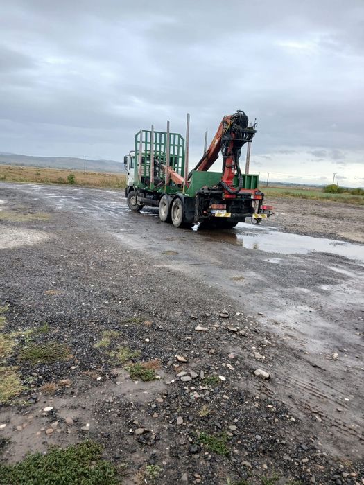 Camion Forestier MAN 460 cu Macara