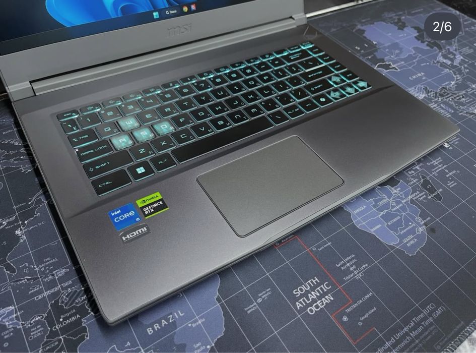 Игровой MSI Thin 15 - Core i5-12450H/32GB/SSD512GB/RTX4050